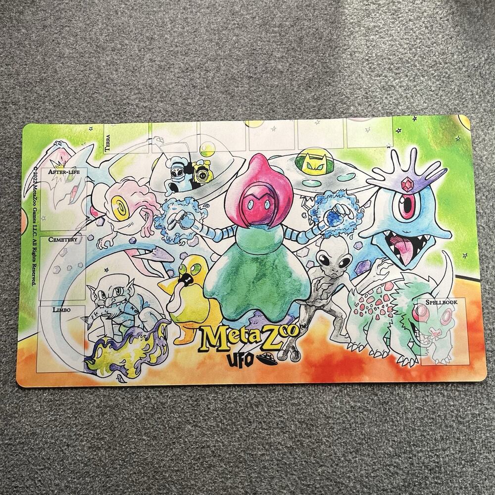 MetaZoo UFO Playmat Exclusive Promo 2022 Card Game Mat